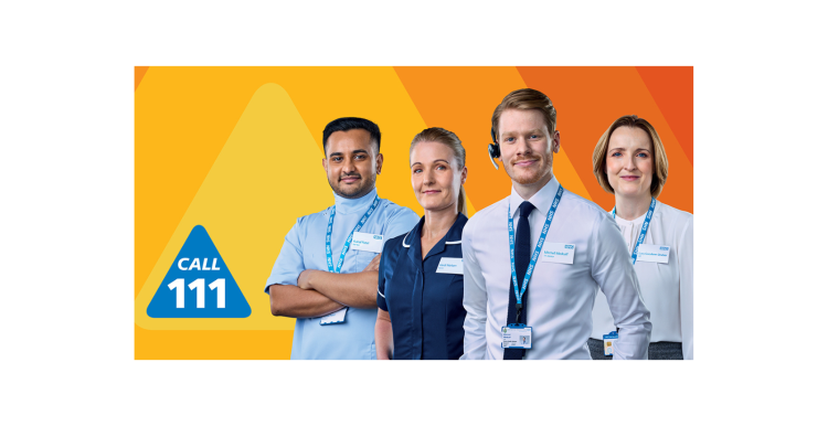 Staff working for NHS 111