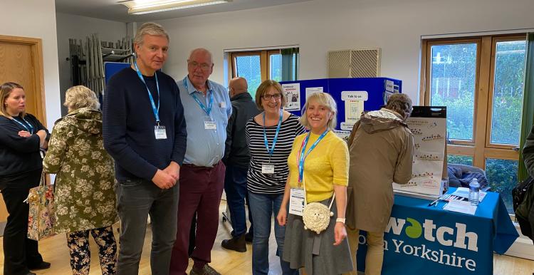 Volunteer Officer and volunteers at local event in Selby