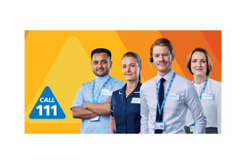 Staff working for NHS 111