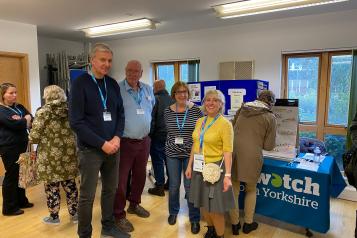 Volunteer Officer and volunteers at local event in Selby