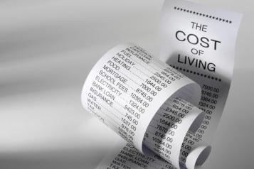 Cost of living receipt