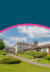 The Millings Care Home in Bedale and it's garden.